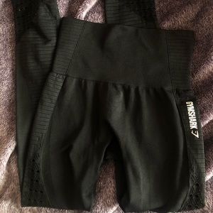 XS BLACK GYMSHARK LEGGINGS